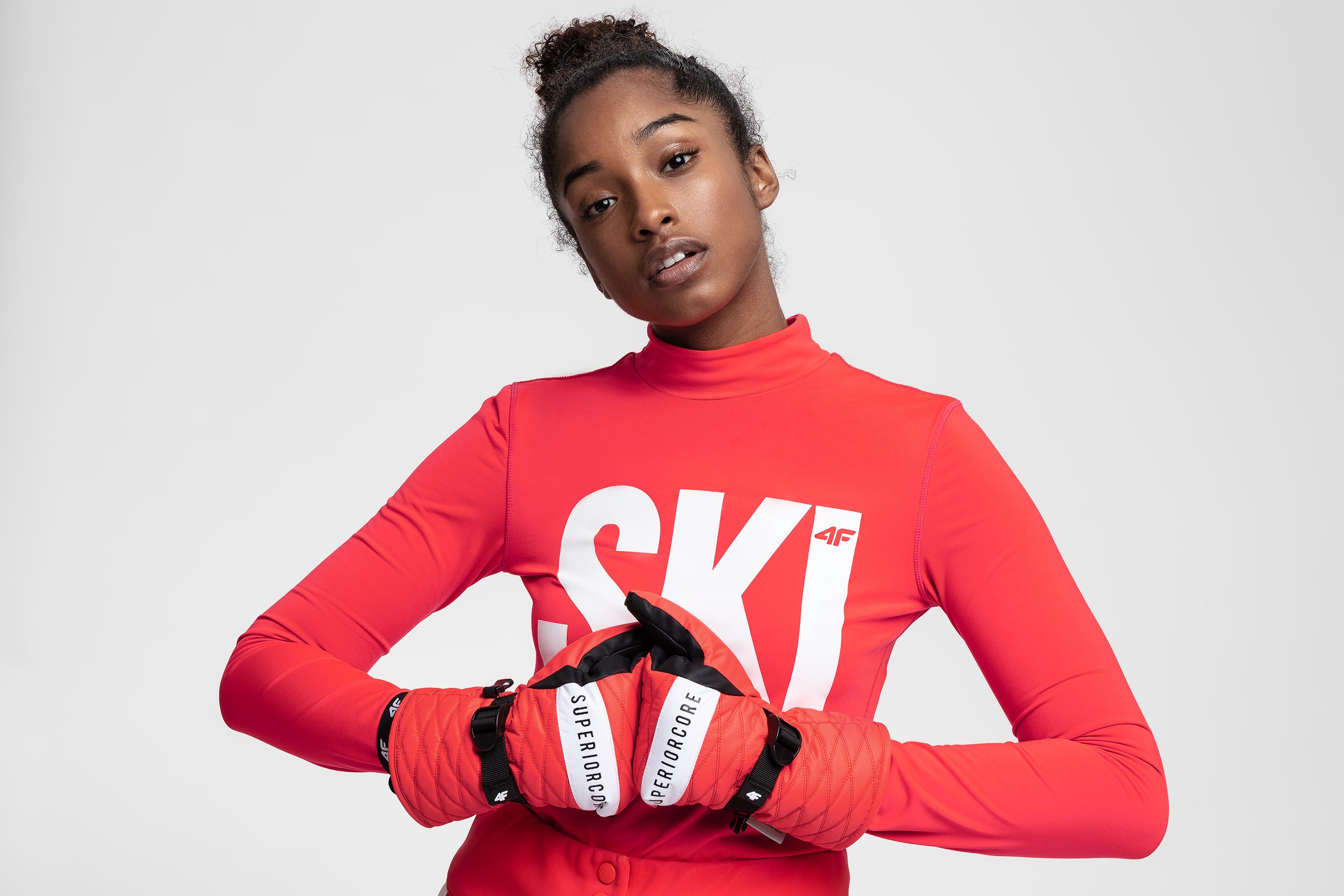 Stationery design of letterhead and business cards for the company Anders on top of a blurred photo of a house interior.