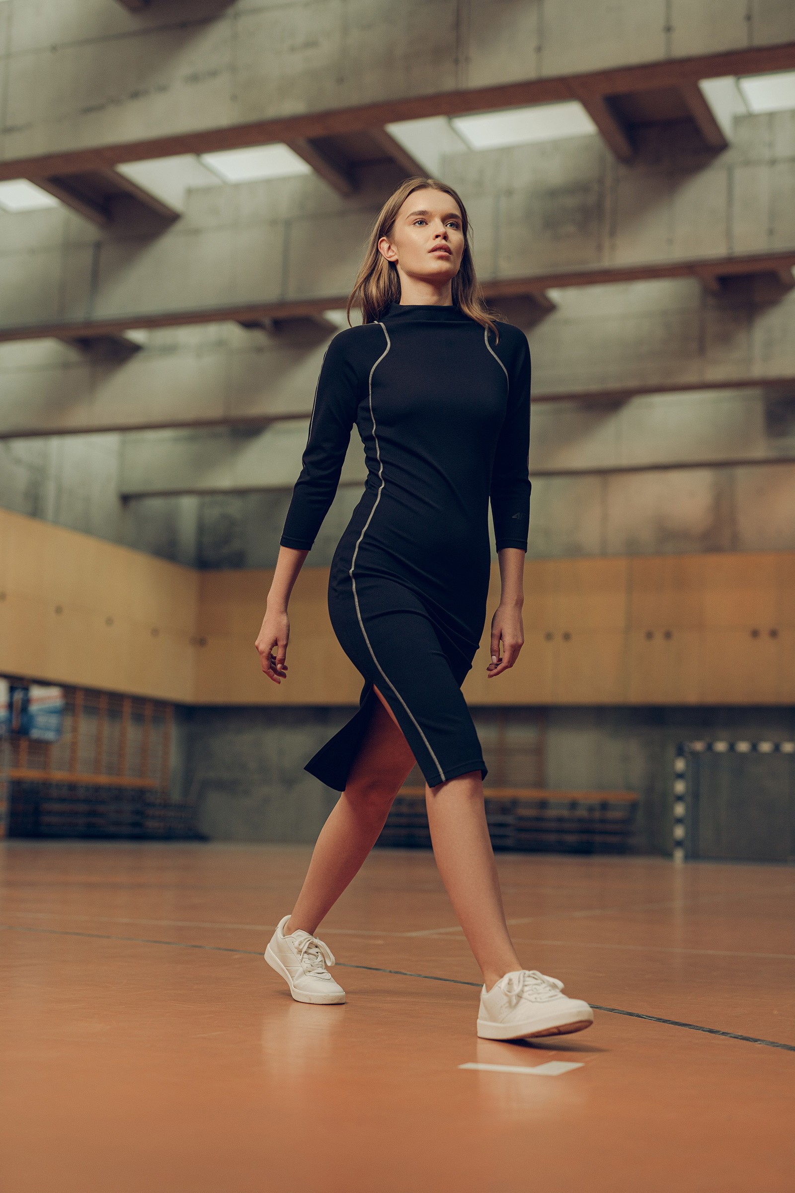 Graphic depicting a color palette of Stone Brown, Dark Navy, Beige, and Cream White along with corresponding hex color codes.